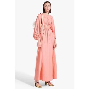 Staud Tangier Coral Maxi dress